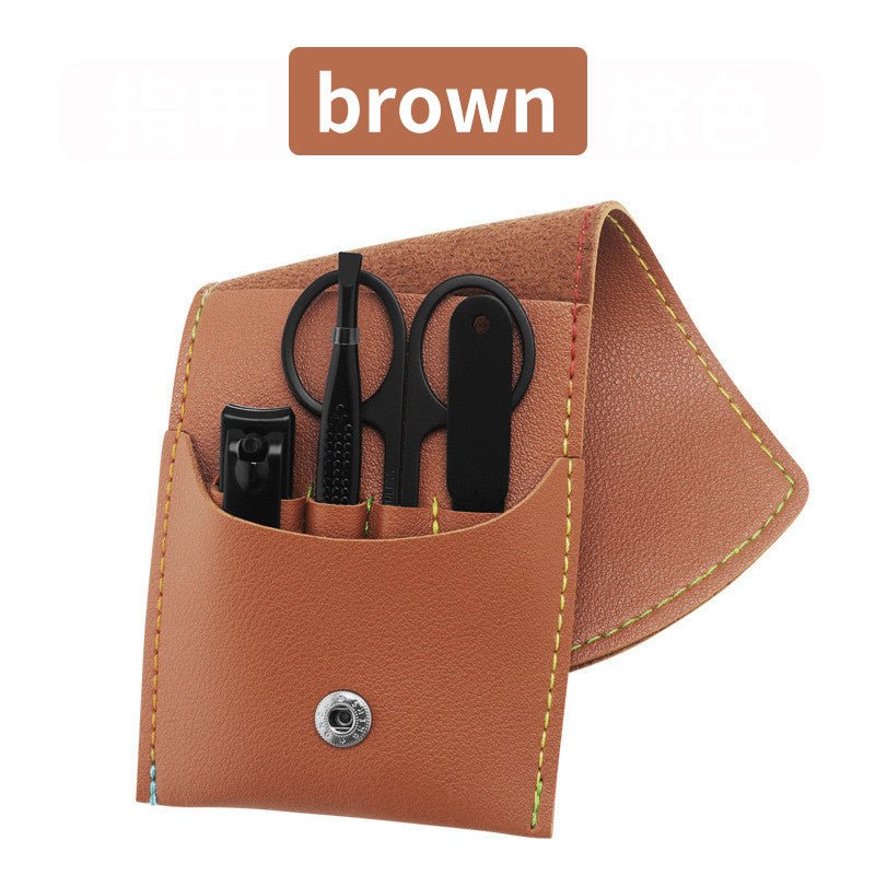 16pcs set Nail Clipper Cutter Trimmer Ear Pick Grooming Kit Manicure Set Pedicure Toe Nail Art Tools Set Kits with Bag - Smith Beauty Store