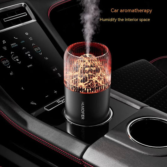 Air Humidifier Portable Mini USB Aroma Diffuser With Cool LED Light Mist For Bedroom Home Car Plants Purifier Humificador 350ml - Smith Beauty Store